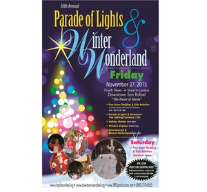 Sponsorpitch & The San Rafael 36th Annual Parade of Lights and Winter Wonderland