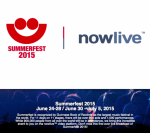 Sponsorpitch & Summerfest Live Stream Partnership