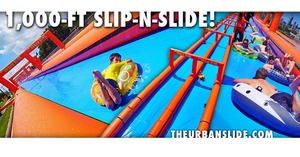 Sponsorpitch & The Urban Slide - 1,000FT Slip N' Slide