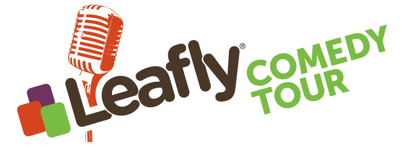Leafly comedy tour header