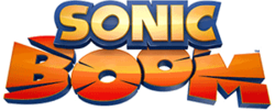 Sonic boom franchise and video game logo
