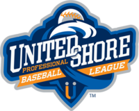 United shore professional baseball league official logo