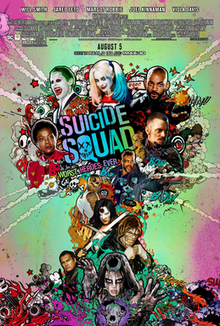 Suicide squad (film) poster
