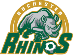 2016 logo of the rochester rhinos