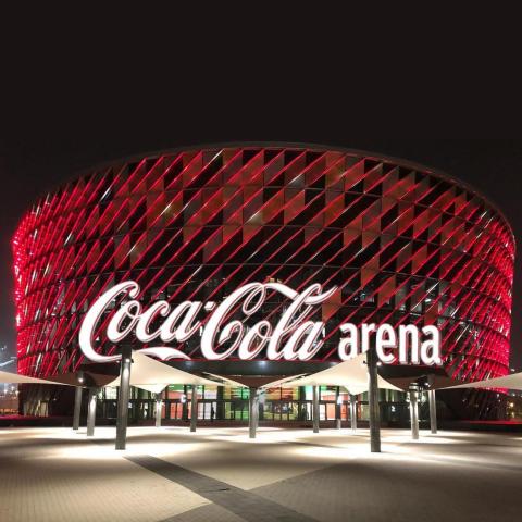 The coca cola arena  dubai (photo   aetoswire)