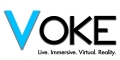Voke white logo