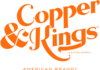 Copper kings stacked logo orange