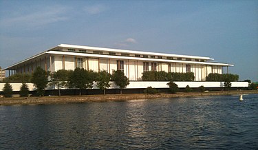 375px kennedy center seen from the potomac river  june 2010